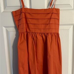 Elegant Orange Mini Dress